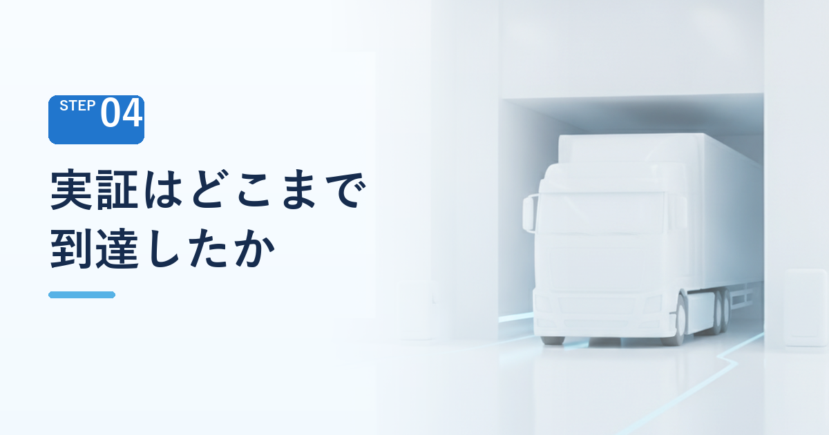 実証はどこまで到達したか